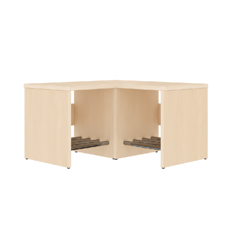 Banc vestiaire d'angle 2 casiers  - Papouille