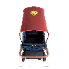 Poussette wagon 4 places - Superman - 6 mois + - Papouille