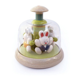 Toupie les lapins - Tolo bio - Papouille