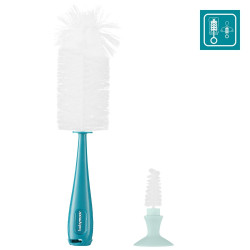 Goupillon pour biberon - brosse large - Papouille