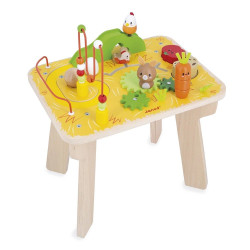 Table d'Activités Ferme en bois - Papouille