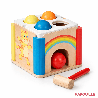 Jeu de maillet arc-en-ciel - 6 éléments - Papouille