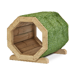 Tunnel octogonal d'extérieur - en bois - Papouille