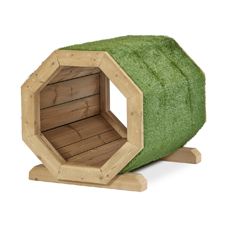 Tunnel octogonal d'extérieur - en bois - Papouille
