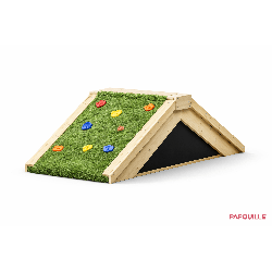 Pont d'escalade extérieur - en bois - Papouille