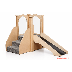 Aire de jeux avec toboggan - Papouille