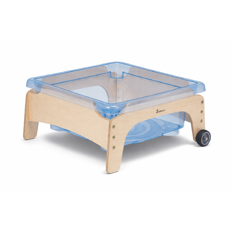 Table d'activités à roulettes - sable et eau  - Papouille