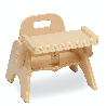 Fauteuil avec plateau et butée - T00 - Papouille