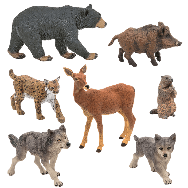 Lot de 8 figurines FERME - 10 mois+ - Papouille