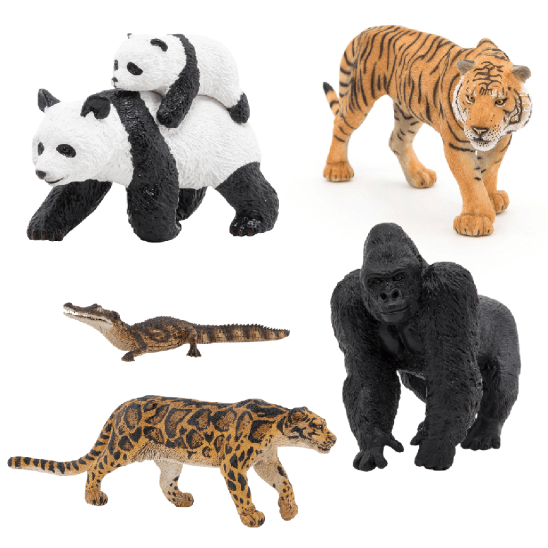 Lot de 8 figurines FERME - 10 mois+ - Papouille