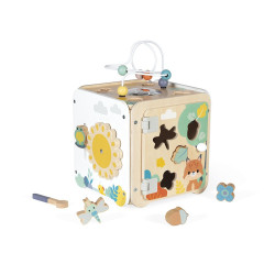 Cube Multi-Activités Pure – 18 à 36 mois - Papouille