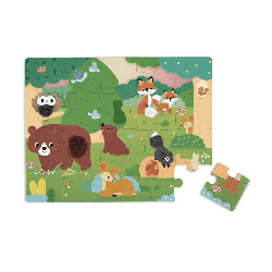 Puzzle tactile 20 pièces - La Forêt - Papouille