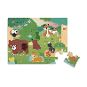 Puzzle tactile 20 pièces - La Forêt - Papouille