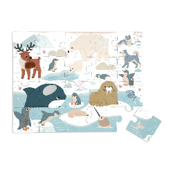 Puzzle tactile 20 pièces - La Forêt - Papouille