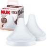 2 tétines NUK en silicone taille S - 0m+ - Papouille