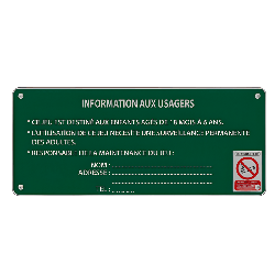 Panneau d'information - Papouille