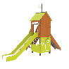 Structure de jeux Grimpinat - Fixations courtes - Papouille