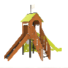 Structure de jeux Grimpinat - Fixations courtes - Papouille