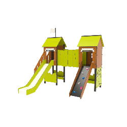 Structure de jeux Actinat - Fixations courtes - Papouille