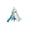 Structure de jeux Mer Tonnerre - Fixations courtes - Papouille