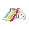 Structure de jeux évolutif 3 toboggans H 114 cm - Tobo'Gliss - Papouille