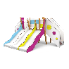 Structure de jeux évolution 3 toboggans H 82 cm - Tobo'Gliss - Papouille