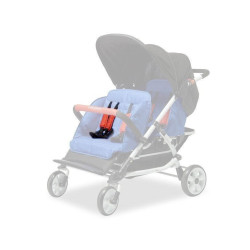 Harnais pour poussette 4 places - Papouille