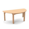 Table en bois 1/2 lune t0 h.40cm wkc - Papouille