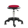 Tabouret rembourré réglable en hauteur tissus microfibre Rou - Papouille
