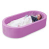 Lit couchette en mousse ovale Lilas - Papouille