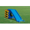 Aire de jeux toboggan avec cube échelle  - Papouille
