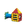 Cube échelle avec tunnel  - Papouille