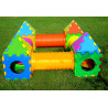 Aire de jeux cubique château  - Papouille