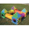 Aire de jeux cubique château  - Papouille