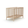 Lit bébé 60x120 simple Naturel  sans traitement ni peinture - Papouille