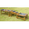 Set de 3 tables d'eau en plein air  - Papouille