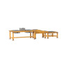 Set de 3 tables d'eau en plein air  - Papouille