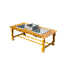 Table de sable et d'eau d’extérieur  - Papouille