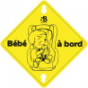 Pancarte bébé à bord - Papouille