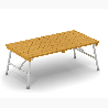 Table d'extérieur 120cm, Pliable - Papouille