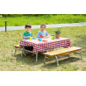 Table d'extérieur 120cm, Pliable - Papouille