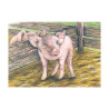Puzzle de cubes, animaux de la ferme - Papouille