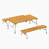 Table d'extérieur 150 cm, Pliable  - Papouille