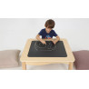 Table basse avec tableau  - Papouille