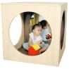 Espace de jeux- Cube Miroir avec 2 miroirs  - Papouille