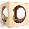 Espace de jeux- Cube Miroir avec 2 miroirs  - Papouille